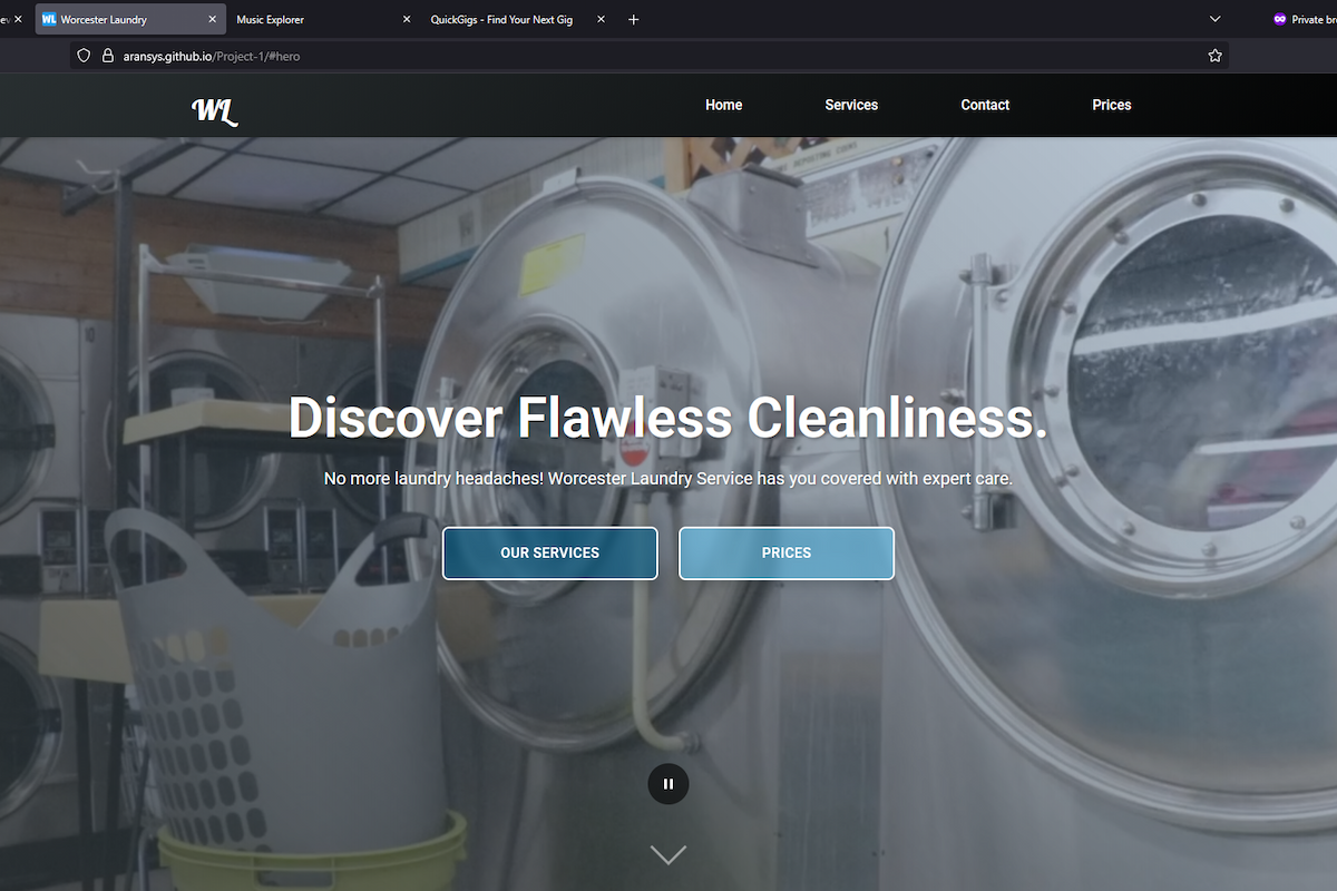 worcester-laundry.service screenshot